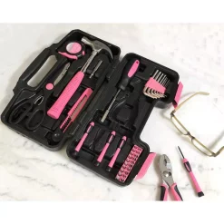Hand Tool Sets Apollo General Tool Set In Pink (39-Piece) -Deals Power Tool Accessories Store apollo home tool kits dt9706p 1d 1000