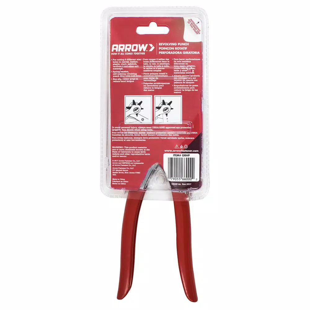 Fastening Tools Arrow Revolving Hole Punch 5 Fastening Tools Arrow Revolving Hole Punch - Image 3