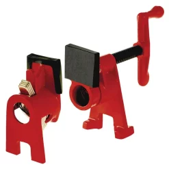 Hand Tool Sets BESSEY H-Style Pipe Clamp Fixture Set For 3/4 In. Black Pipe