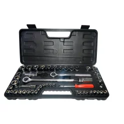 Hand Tool Sets Best Value 1/4 In. And 3/8 In. And 1/2 In. Socket Set (52-Piece)