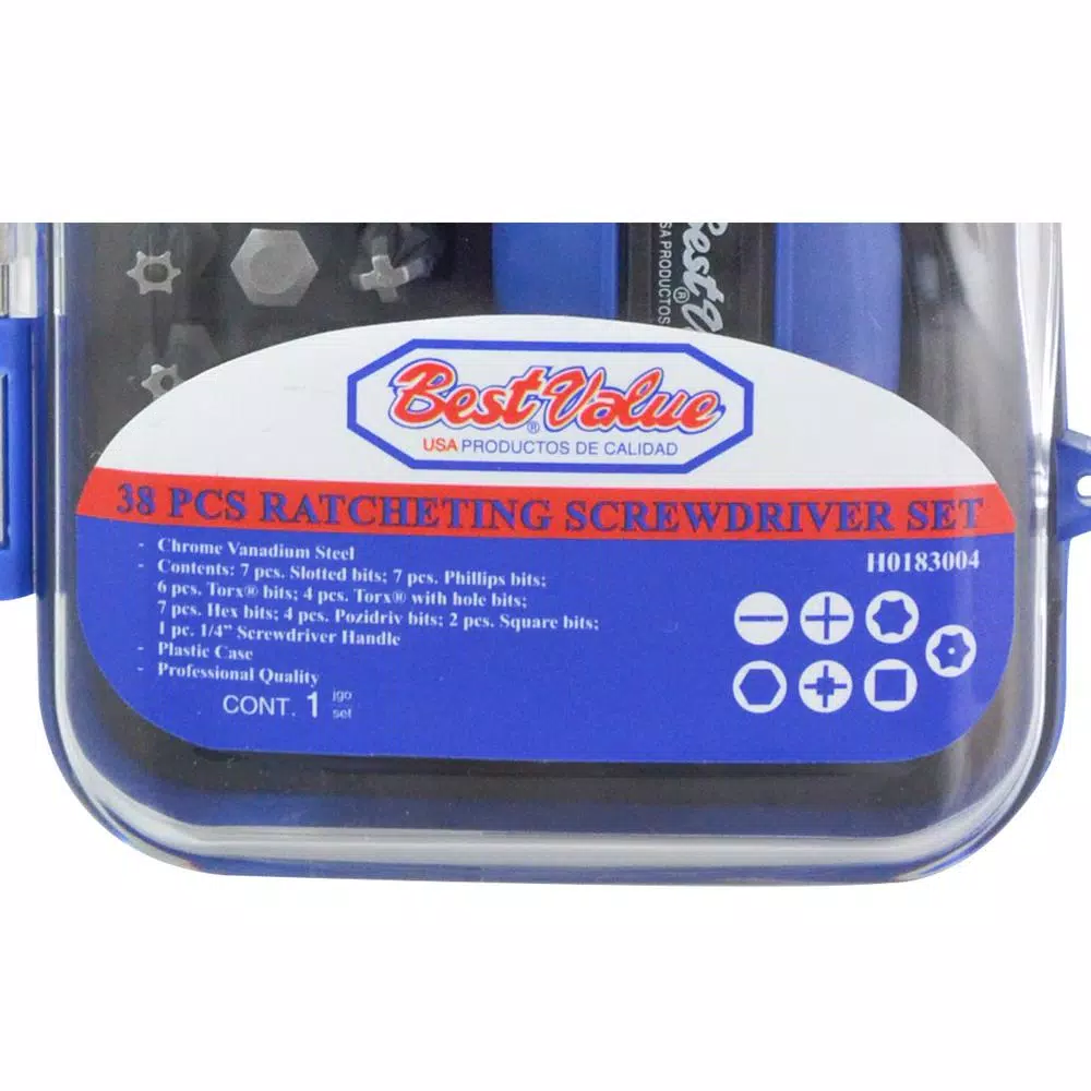 Hand Tool Sets Best Value Screwdriver And Bit Tool Set (38-Piece) 7 Hand Tool Sets Best Value Screwdriver And Bit Tool Set (38-Piece) - Image 5