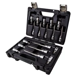 Hand Tool Sets Beta 1/2 In. Drive Socket Driver Set For Torx Head Screws (18-Piece)