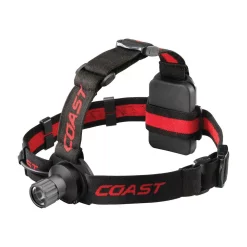 Headlamps Coast HL40 300 Lumen LED Headlamp With Hardhat Compatibility
