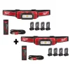 Headlamps Milwaukee 475 Lumens LED Rechargeable Hard Hat Headlamp (2-Pack) -Deals Power Tool Accessories Store blacks milwaukee hands free flashlights 2111 21 2111 21 64 1000