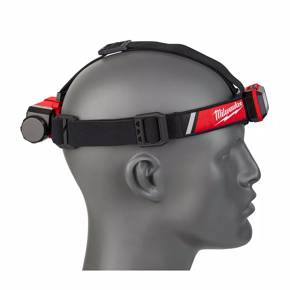 Headlamps Milwaukee 600 Lumens LED USB Rechargeable Low-Profile Hard Hat Headlamp W/BOLT White Type 1 Class C Front Brim Vented Hard Hat 7 Headlamps Milwaukee 600 Lumens LED USB Rechargeable Low-Profile Hard Hat Headlamp W/BOLT White Type 1 Class C Front Brim Vented Hard Hat - Image 5