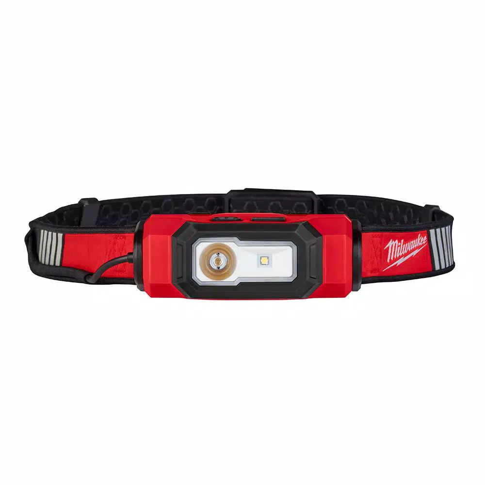Headlamps Milwaukee 600 Lumens LED USB Rechargeable 360-Degree Visibility Hard Hat Headlamp 3 Headlamps Milwaukee 600 Lumens LED USB Rechargeable 360-Degree Visibility Hard Hat Headlamp