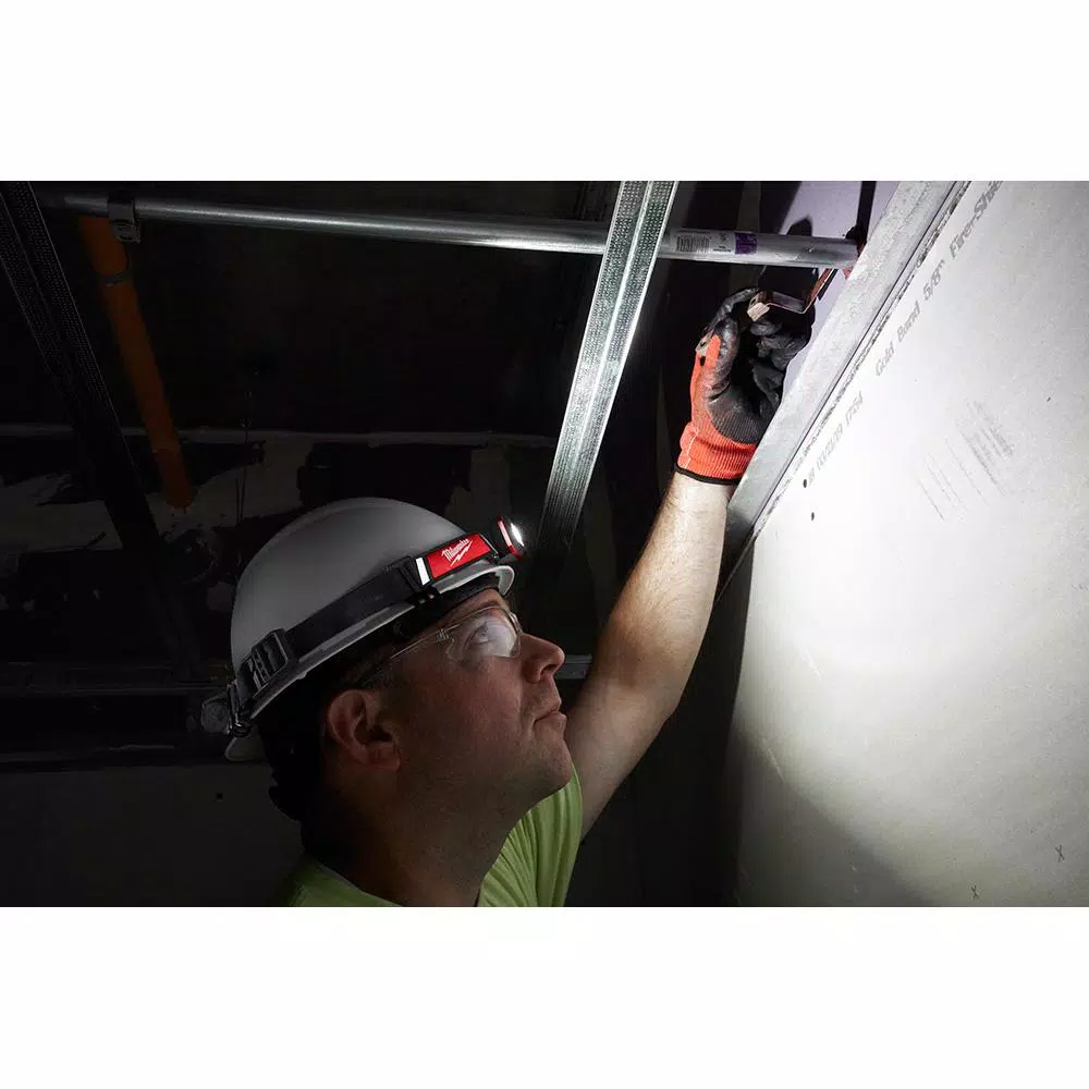 Headlamps Milwaukee 600 Lumens LED USB Rechargeable Low-Profile Hard Hat Headlamp With BOLT White Type 1 Class C Full Brim Vented Hard Hat 12 Headlamps Milwaukee 600 Lumens LED USB Rechargeable Low-Profile Hard Hat Headlamp With BOLT White Type 1 Class C Full Brim Vented Hard Hat - Image 10