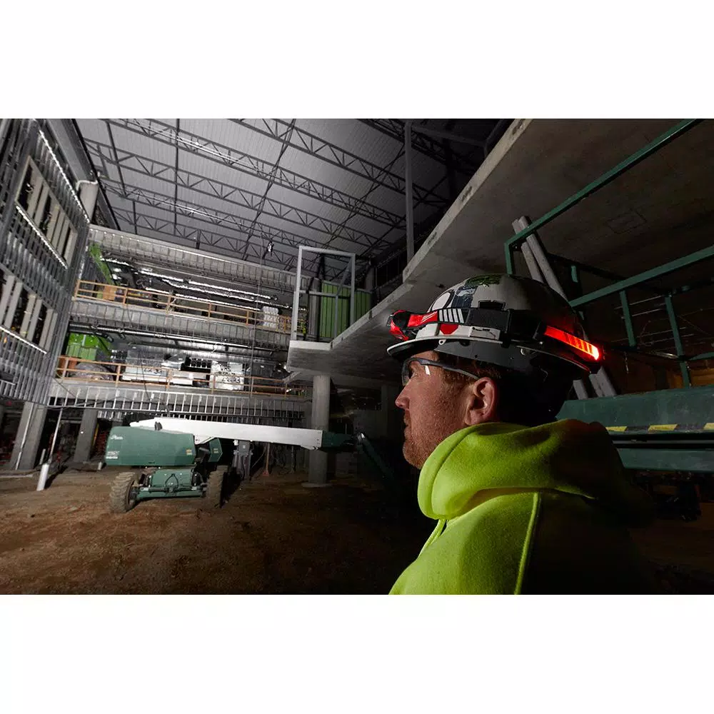 Headlamps Milwaukee 600 Lumens LED USB Rechargeable 360-Degree Visibility Hard Hat Headlamp With Type 1 Class C Full Brim Vented Hard Hat 11 Headlamps Milwaukee 600 Lumens LED USB Rechargeable 360-Degree Visibility Hard Hat Headlamp With Type 1 Class C Full Brim Vented Hard Hat - Image 9