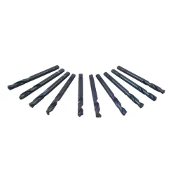 Drill Bits BLU-MOL 3-1/4 In. X 1/4 In. Pilot Drill Hole Saw Accessory For Bi-Metal Hole Saws (10-Pack) -Deals Power Tool Accessories Store blu mol brad pilot point bits 8534 4f 1000