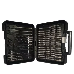 Drill Bits BLU-MOL Steel Drill Bit And Driver Set (100-Piece)