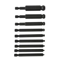 Screwdrivers & Nut Drivers Bondhus Metric Ball End Power Bit Set With ProGuard (9-Piece)