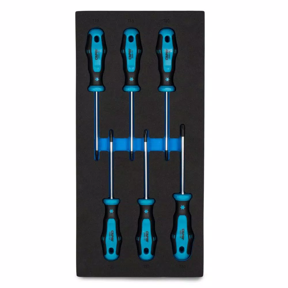 Hand Tool Sets Capri Tools Kontour Star Screwdriver Set With The Mechanic’s Tray (6-Piece) 3 Hand Tool Sets Capri Tools Kontour Star Screwdriver Set With The Mechanic’s Tray (6-Piece)