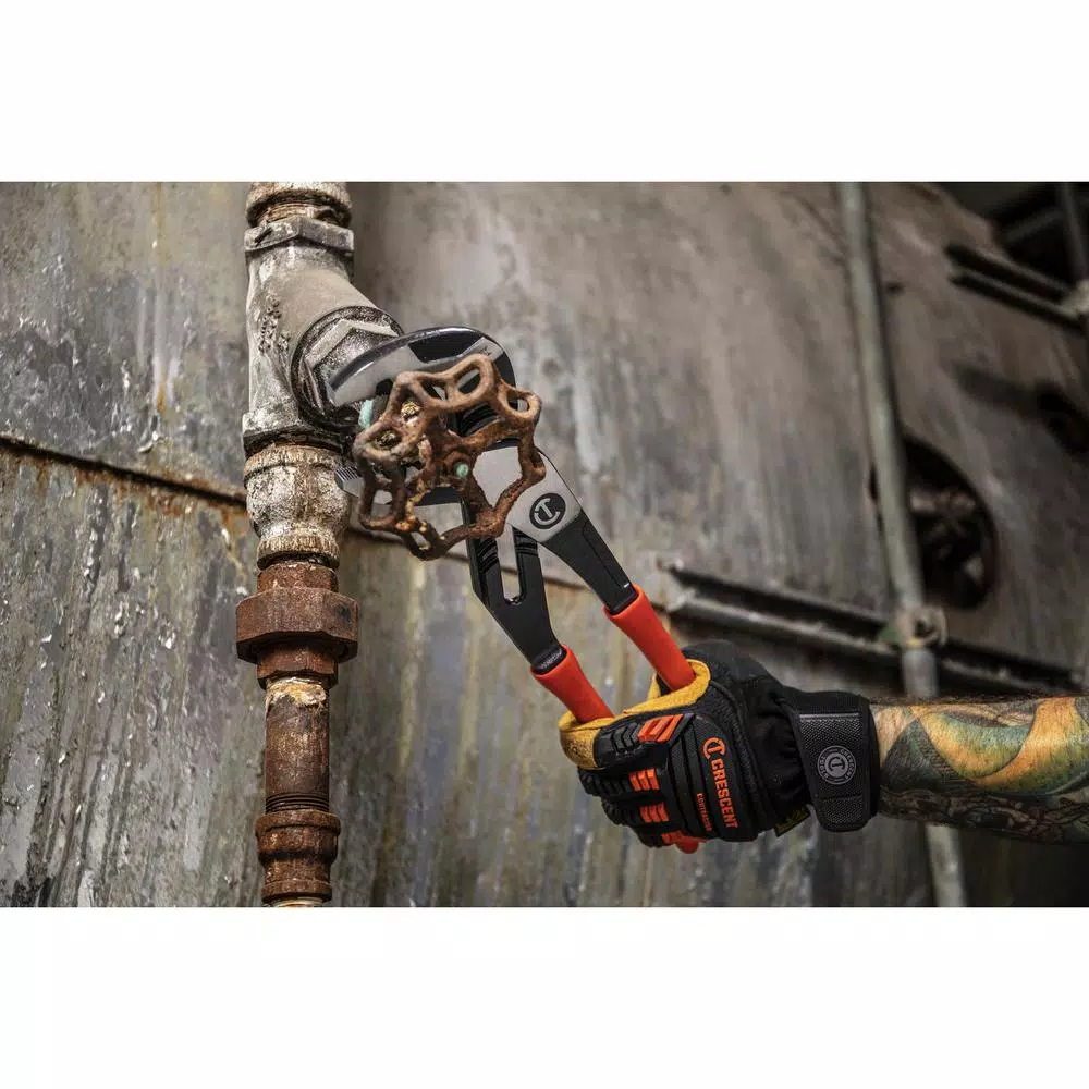 Crescent 12 In. Z2 K9 Straight Jaw Dipped Handle Tongue And Groove Pliers 5 Crescent 12 In. Z2 K9 Straight Jaw Dipped Handle Tongue And Groove Pliers - Image 3