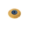 Abrasives Dedeco Sunburst 2 In. 3-PLY Radial Discs 1/4 In. Arbor Thermoplastic Cleaning And Polishing Tool, X-Fine 6 Micron (1-Pack)