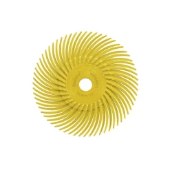 Abrasives Dedeco Sunburst 3 In. Radial Discs 3/8 In. 80-Grit Arbor Coarse Thermoplastic Cleaning And Polishing Tool (12-Pack)