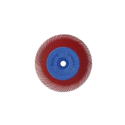 Abrasives Dedeco Sunburst β 6 In. TC Radial Discs β 1/2 In. Arbor β Thermoplastic Cleaning And Polishing Tool, Standard 220-Grit (1-Pack)