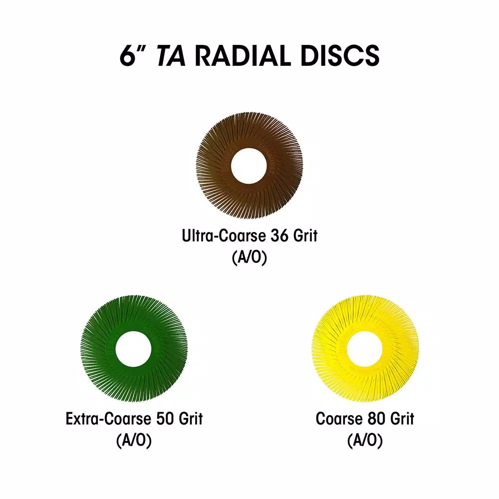 Abrasives Dedeco Sunburst – 6 In. TC Radial Discs – 1/2 In. Arbor – Thermoplastic Cleaning And Polishing Tool, U-Fine 1 Micron (1-Pack) 5 Abrasives Dedeco Sunburst – 6 In. TC Radial Discs – 1/2 In. Arbor – Thermoplastic Cleaning And Polishing Tool, U-Fine 1 Micron (1-Pack) - Image 3