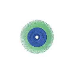 Abrasives Dedeco Sunburst β 6 In. TC Radial Discs β 1/2 In. Arbor β Thermoplastic Cleaning And Polishing Tool, U-Fine 1 Micron (1-Pack)