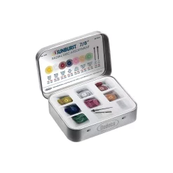 Rotary Tool Accessories Dedeco Sunburst 7/8 In. Radial Discs β 1/16 In. Arbor Rotary Cleaning And Polishing Tool Set Assortment (86-Piece)