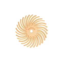 Rotary Tool Accessories Dedeco Sunburst 7/8 In. Radial Discs β 1/16 In. Extra-Fine 6 Mic Arbor Rotary Cleaning And Polishing Tool (12-Pack)