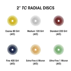 Rotary Tool Accessories Dedeco Sunburst 7/8 In. 4-Ply Radial Discs – Fine 400-Grit Rotary Cleaning And Polishing Tool (6-Pack) -Deals Power Tool Accessories Store dedeco rotary tool bits 1264 1f 1000