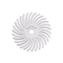 Rotary Tool Accessories Dedeco Sunburst 1 In. Radial Discs – 1/8 In. Fine 400-Grit Arbor Rotary Cleaning And Polishing Tool (48-Pack)