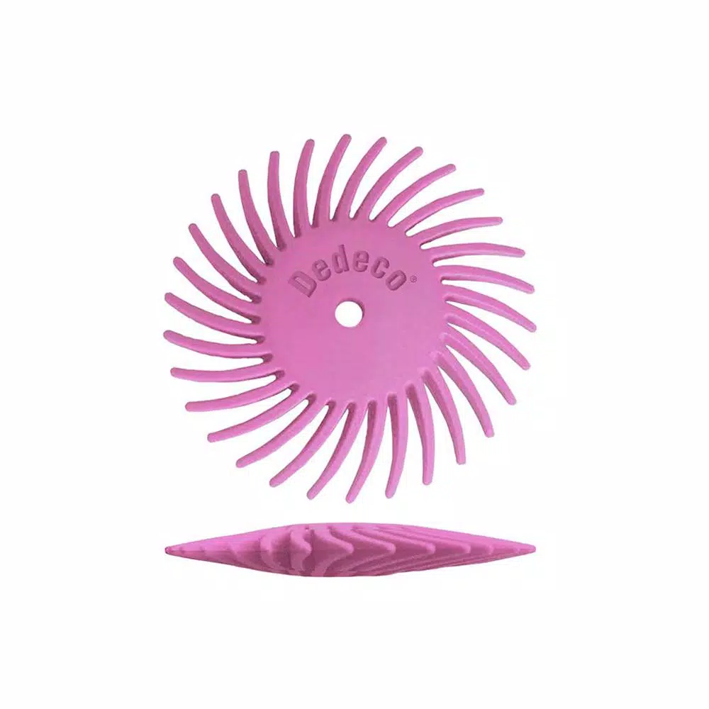 Rotary Tool Accessories Dedeco Sunburst 7/8 In. Knife-Edge Radial Discs β 1/16 In. Fine 600-Grit (Pumice) Arbor Rotary Polishing Tool (48-Pack) 3 Rotary Tool Accessories Dedeco Sunburst 7/8 In. Knife-Edge Radial Discs β 1/16 In. Fine 600-Grit (Pumice) Arbor Rotary Polishing Tool (48-Pack)