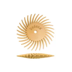 Rotary Tool Accessories Dedeco Sunburst 7/8 In. Knife-Edge Radial Discs β 1/16 In. Extra-Fine 6 Mic Arbor Rotary Polishing Tool (48-Pack)