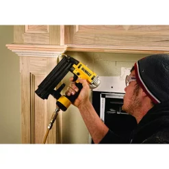 Nail Guns DEWALT 18-Gauge Pneumatic Corded Brad Nailer 21 Nail Guns DEWALT 18-Gauge Pneumatic Corded Brad Nailer -Deals Power Tool Accessories Store dewalt brad nailers dwfp12233 1f 1000