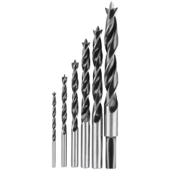 Drill Bits DEWALT High Speed Steel Brad-Point Drill Bit Set (6-Piece)
