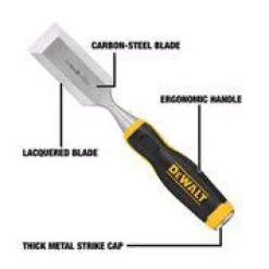 Chisels, Files & Punches DEWALT 1-1/2 In. Wood Chisel -Deals Power Tool Accessories Store dewalt chisels dwht16852 1d 1000