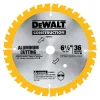 Saw Blades DEWALT 6-1/2 In. 36-Tooth Aluminum Cutting Blade -Deals Power Tool Accessories Store dewalt circular saw blades dw9152 64 1000