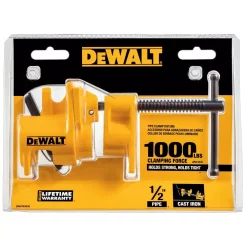 Fastening Tools DEWALT 1/2 In. 1000 Lb. Pipe Clamp Fixture -Deals Power Tool Accessories Store dewalt clamps dwht83836 40 1000