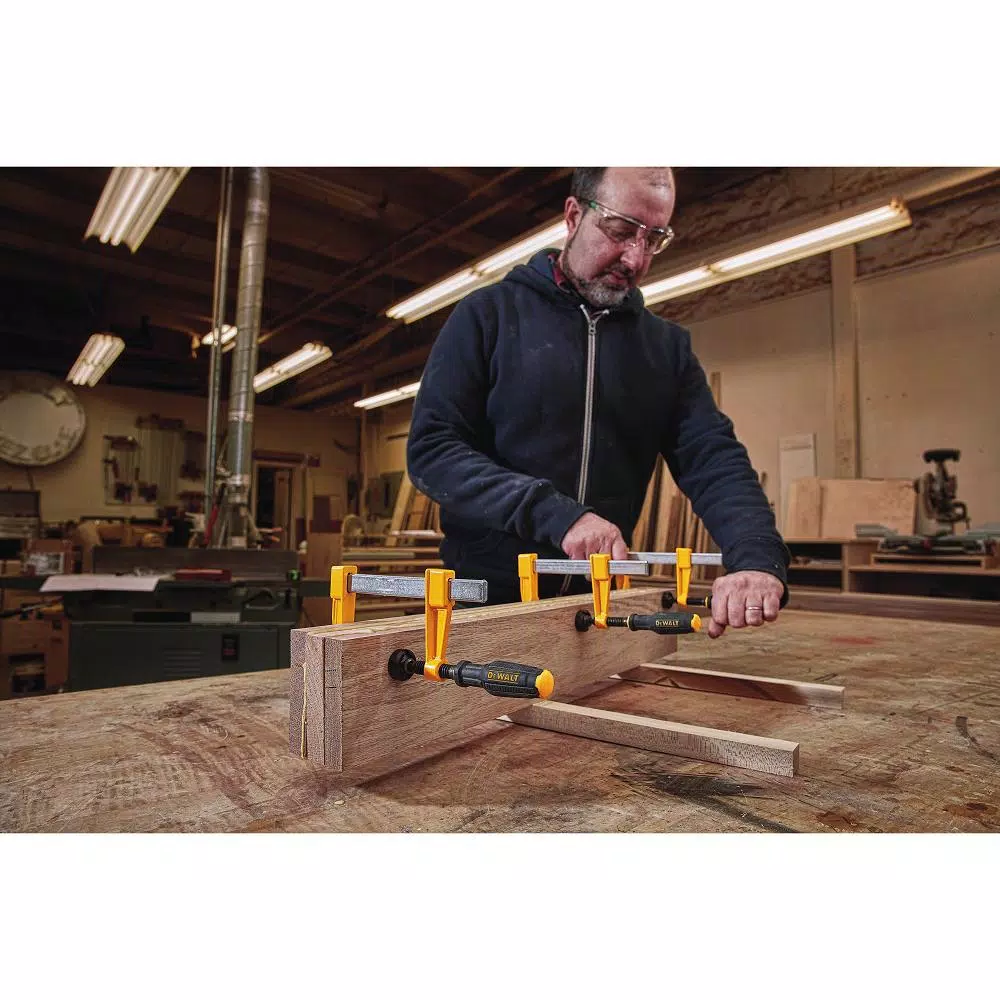 Fastening Tools DEWALT 4 In. 330 Lb. Bar Clamp W/2 In. Throat Depth 7 Fastening Tools DEWALT 4 In. 330 Lb. Bar Clamp W/2 In. Throat Depth - Image 5