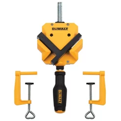 Fastening Tools DEWALT 90-Degree 250 Lb. Angle Clamp W/(2) Table Clamps