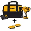Nail Guns DEWALT Cordless 20-Volt Max 16-Gauge Angled Finish Nailer Kit With Bonus 20-Volt MAX XR Lithium-Ion 2.0Ah Battery 2-Pack 1 Nail Guns DEWALT Cordless 20-Volt Max 16-Gauge Angled Finish Nailer Kit With Bonus 20-Volt MAX XR Lithium-Ion 2.0Ah Battery 2-Pack -Deals Power Tool Accessories Store dewalt finishing nailers dcn660d1dcb203 2 64 1000
