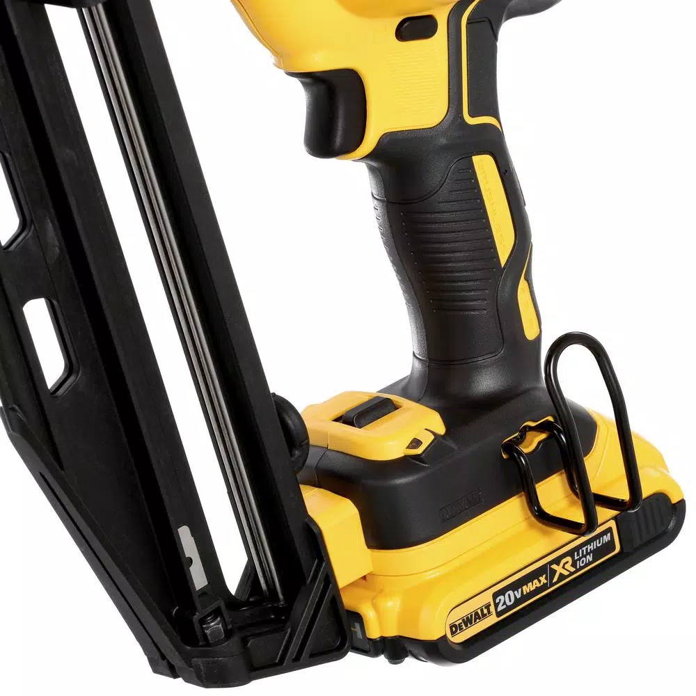 Nail Guns DEWALT 20-Volt Max 16-Gauge Cordless Angled Finish Nailer Kit With Bonus Lithium-Ion Compact Battery Pack 2.0Ah 7 Nail Guns DEWALT 20-Volt Max 16-Gauge Cordless Angled Finish Nailer Kit With Bonus Lithium-Ion Compact Battery Pack 2.0Ah - Image 5