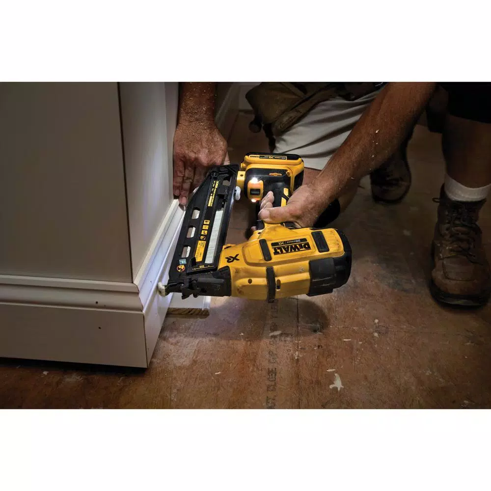 Nail Guns DEWALT 20-Volt Max 16-Gauge Cordless Angled Finish Nailer Kit With Bonus Lithium-Ion Compact Battery Pack 2.0Ah 16 Nail Guns DEWALT 20-Volt Max 16-Gauge Cordless Angled Finish Nailer Kit With Bonus Lithium-Ion Compact Battery Pack 2.0Ah - Image 14