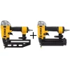 Nail Guns DEWALT Pneumatic 16-Gauge 2-1/2 In. Nailer With Bonus 18-Gauge Pneumatic Brad Nailer -Deals Power Tool Accessories Store dewalt finishing nailers dwfp7191712233 64 1000