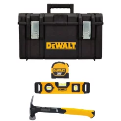 Hand Tool Sets DEWALT Hand Tool Combo Kit With Tool Box (4-Piece)
