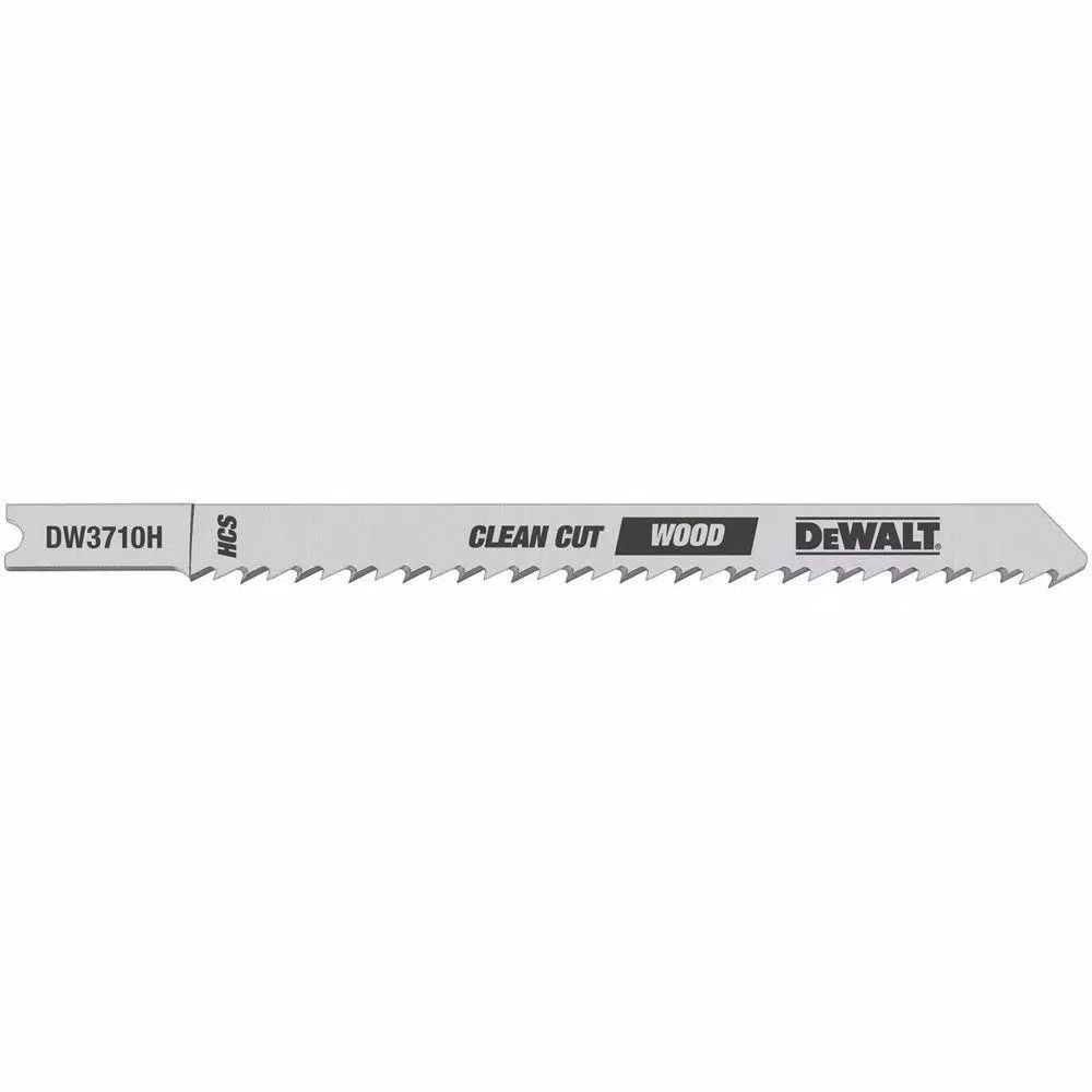Saw Blades DEWALT 4 In. 10 TPI Fine Finish Wood Cutting Jig Saw Blade Bi-Metal U-Shank (5-Pack) 3 Saw Blades DEWALT 4 In. 10 TPI Fine Finish Wood Cutting Jig Saw Blade Bi-Metal U-Shank (5-Pack)