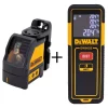 Measuring Tools DEWALT Cross Line Laser Level With Bonus 65 Ft. Laser Distance Measurer -Deals Power Tool Accessories Store dewalt laser level dw088kdw065e 64 1000