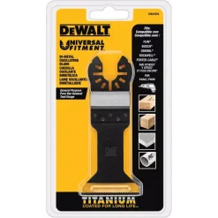 Oscillating Tool Attachments DEWALT Wide Titanium Oscillating Wood With Nail Blade