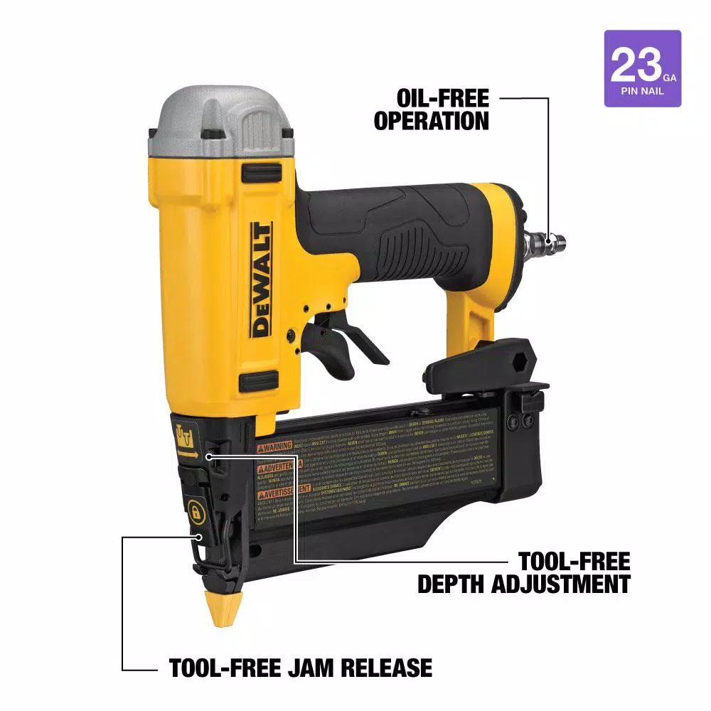 Nail Guns DEWALT 23-Gauge 2 In. Pin Nailer 12 Nail Guns DEWALT 23-Gauge 2 In. Pin Nailer - Image 10