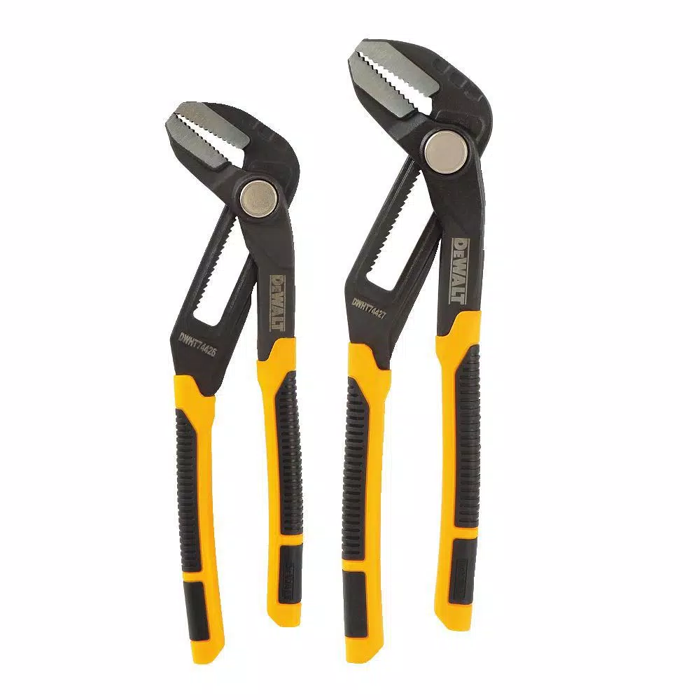DEWALT Straight Jaw Push Lock Pliers Set (2-Piece) 4 DEWALT Straight Jaw Push Lock Pliers Set (2-Piece) - Image 2