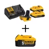 Power Tool Batteries DEWALT 18-Volt To 20-Volt MAX Lithium-Ion Battery Adapter Kit With 20-Volt MAX XR Premium Li-Ion 5.0Ah Battery Pack (2-Pack) 2 Power Tool Batteries DEWALT 18-Volt To 20-Volt MAX Lithium-Ion Battery Adapter Kit With 20-Volt MAX XR Premium Li-Ion 5.0Ah Battery Pack (2-Pack) -Deals Power Tool Accessories Store dewalt power tool batteries dca2203cwdcb205 64 1000
