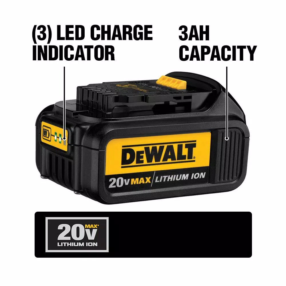 Power Tool Batteries DEWALT 20-Volt MAX Premium Lithium-Ion 3.0Ah Battery Pack (6-Pack) 4 Power Tool Batteries DEWALT 20-Volt MAX Premium Lithium-Ion 3.0Ah Battery Pack (6-Pack) - Image 2