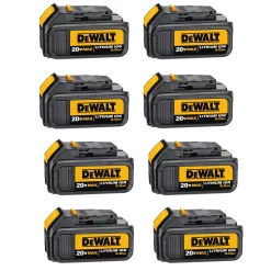 Power Tool Batteries DEWALT 20-Volt MAX Premium Lithium-Ion 3.0Ah Battery Pack (8-Pack)