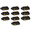 Power Tool Batteries DEWALT 20-Volt MAX Compact Lithium-Ion 1.5Ah Battery Pack (10-Pack) -Deals Power Tool Accessories Store dewalt power tool batteries dcb201 10 64 1000