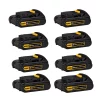 Power Tool Batteries DEWALT 20-Volt MAX Compact Lithium-Ion 1.5Ah Battery Pack (8-Pack)